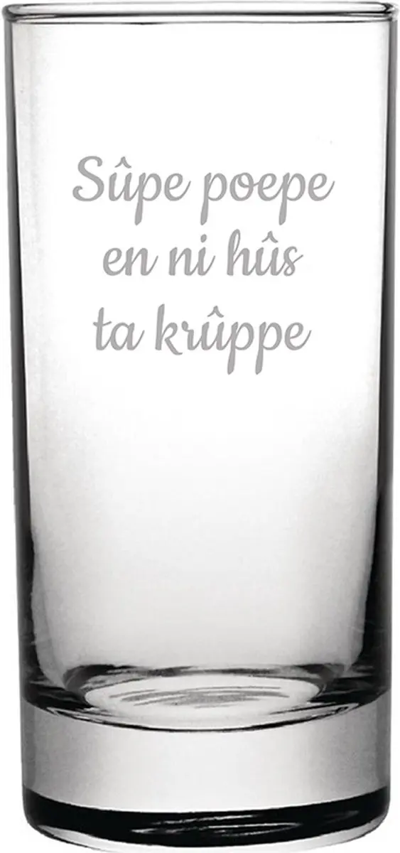 Longdrinkglas gegraveerd