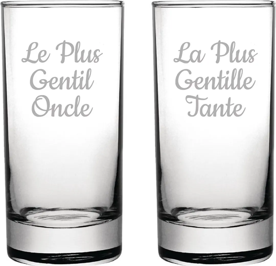Longdrinkglas gegraveerd