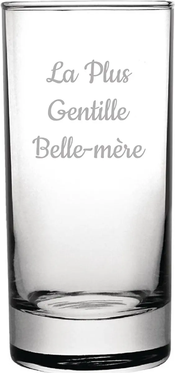 Longdrinkglas gegraveerd
