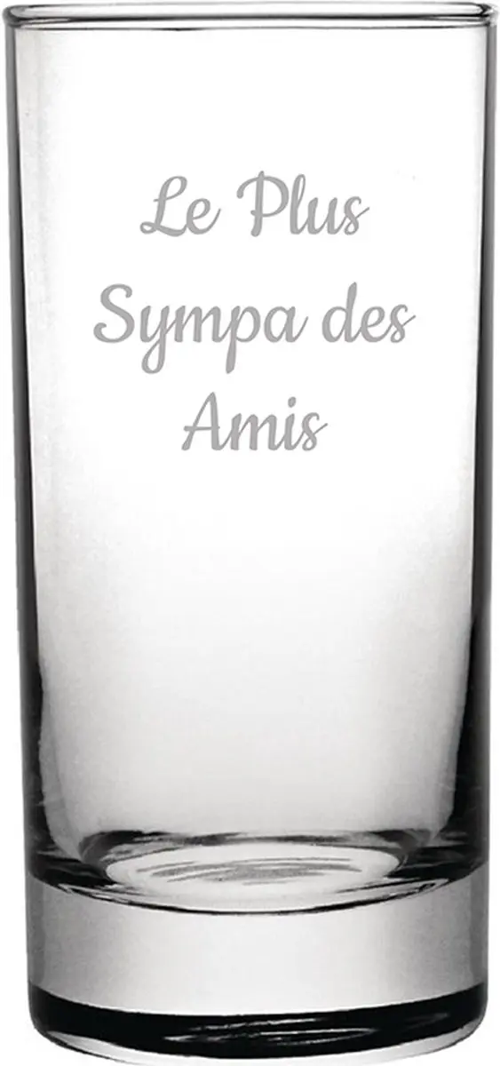 Longdrinkglas gegraveerd