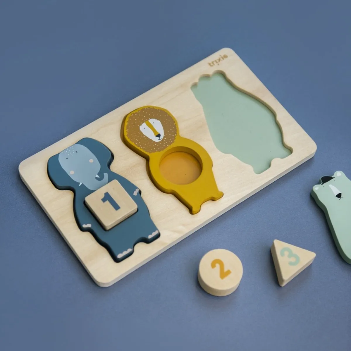 Trixie Houten Telpuzzel 6-delig - Multi - afbeelding 6 van 6