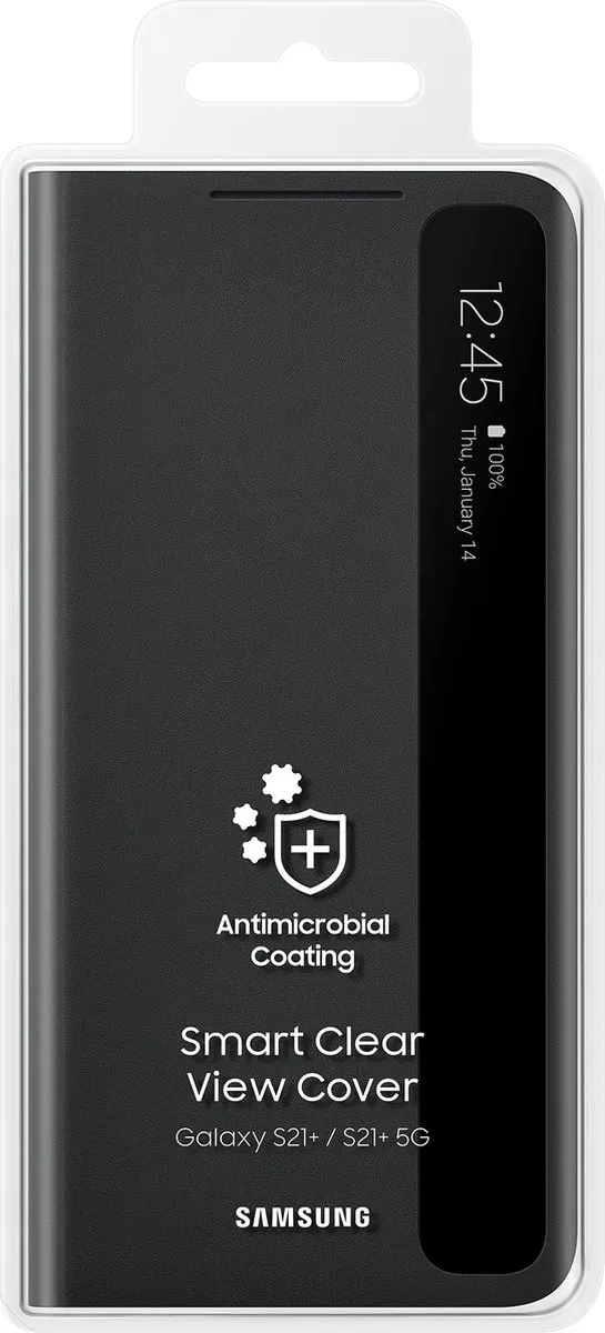 Samsung Clear View Hoesje EF-ZG996CBEGEW - Galaxy S21 Plus - Zwart - afbeelding 6 van 6