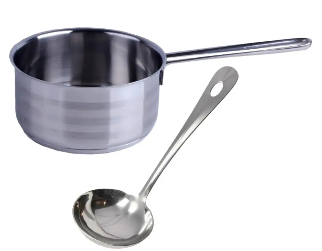 Steelpan en Sauslepel