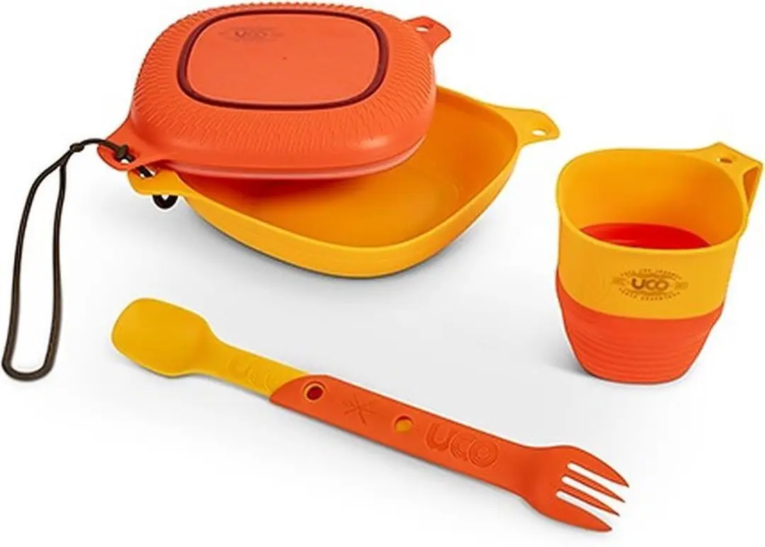 Lunch kit geel oranje