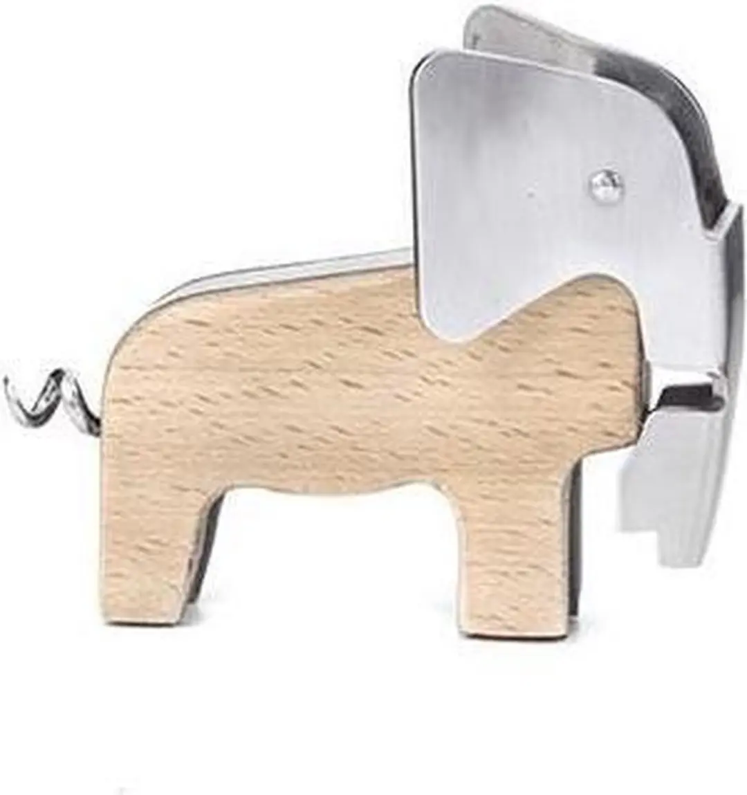 Kikkerland Olifant Kurkentrekker Beukenhout - afbeelding 2 van 6