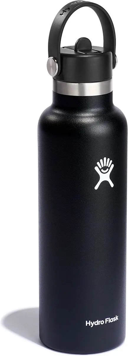 Hydro Flask Standard Mouth Flex Straw Cap 621ml - Zwart - afbeelding 5 van 6