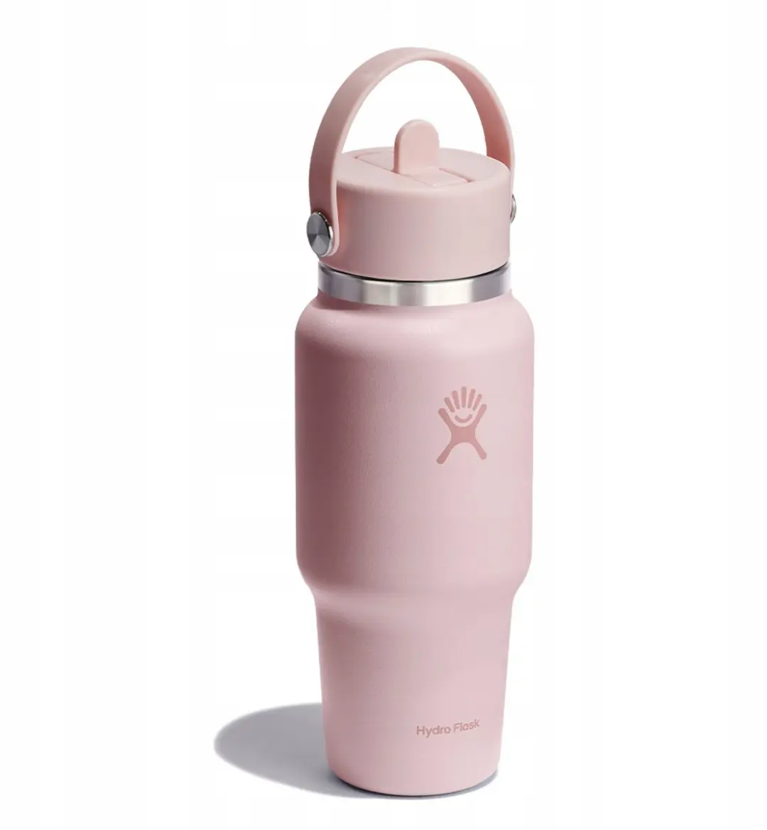 Hydro Flask Drinkfles 710ml Roze met rietjesdeksel