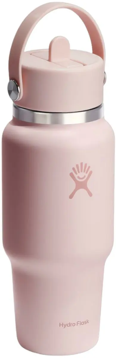 Hydro Flask Drinkfles 710ml Roze met rietjesdeksel - afbeelding 4 van 5