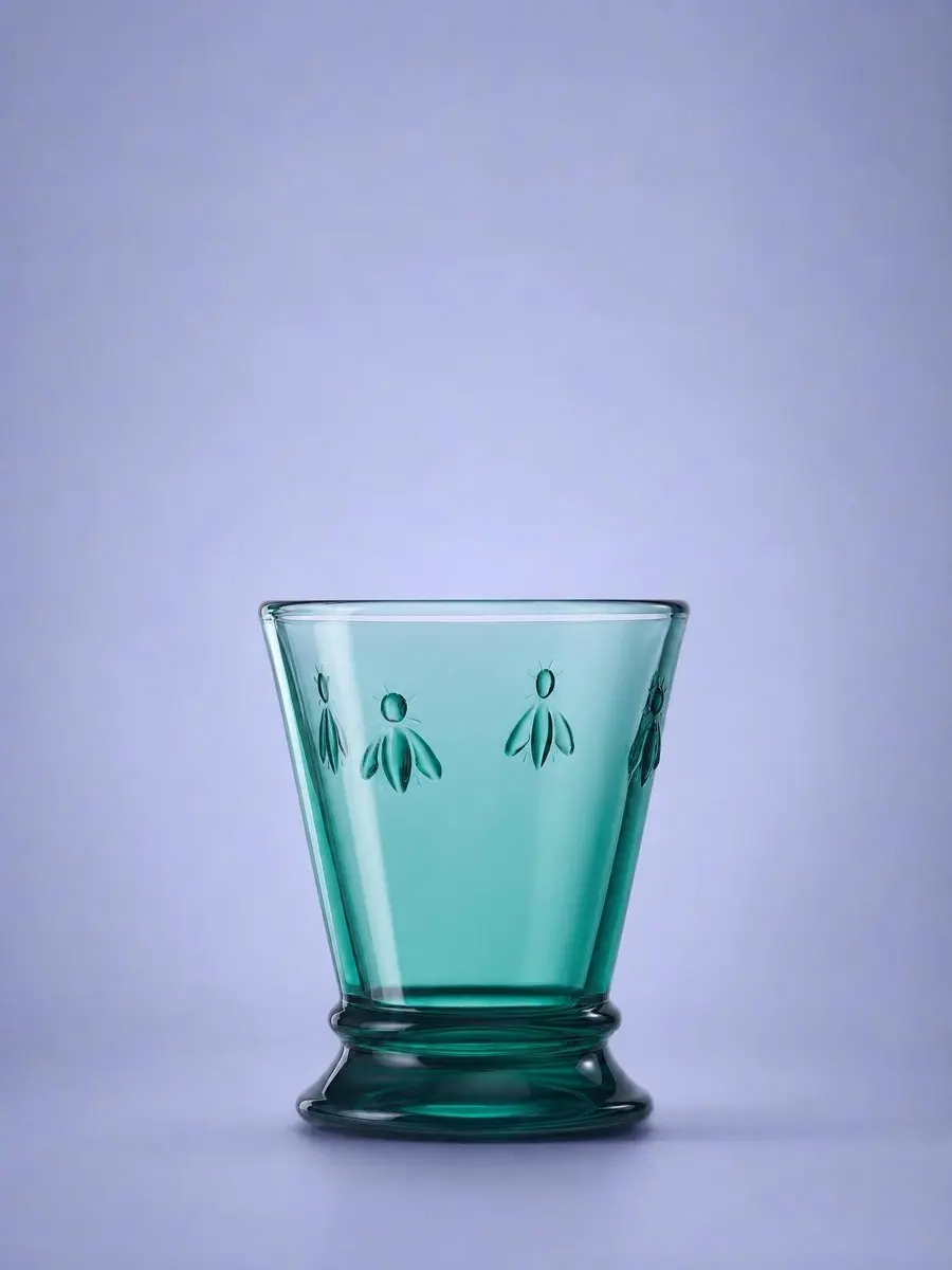 La Rochère Bee Waterglas - 26cl - Donkergroen - afbeelding 6 van 6