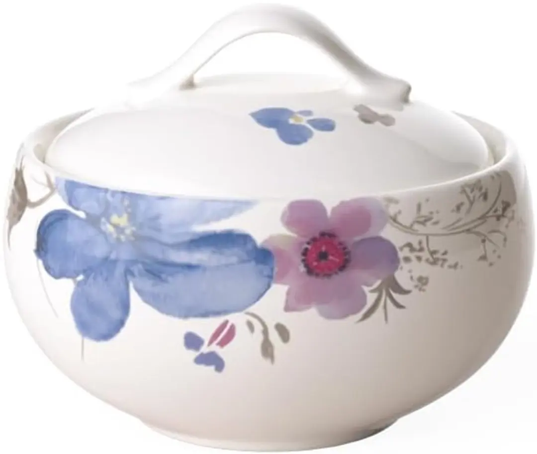 Villeroy & Boch Marie Fleur Suikerpot Wit 9cm - afbeelding 5 van 5