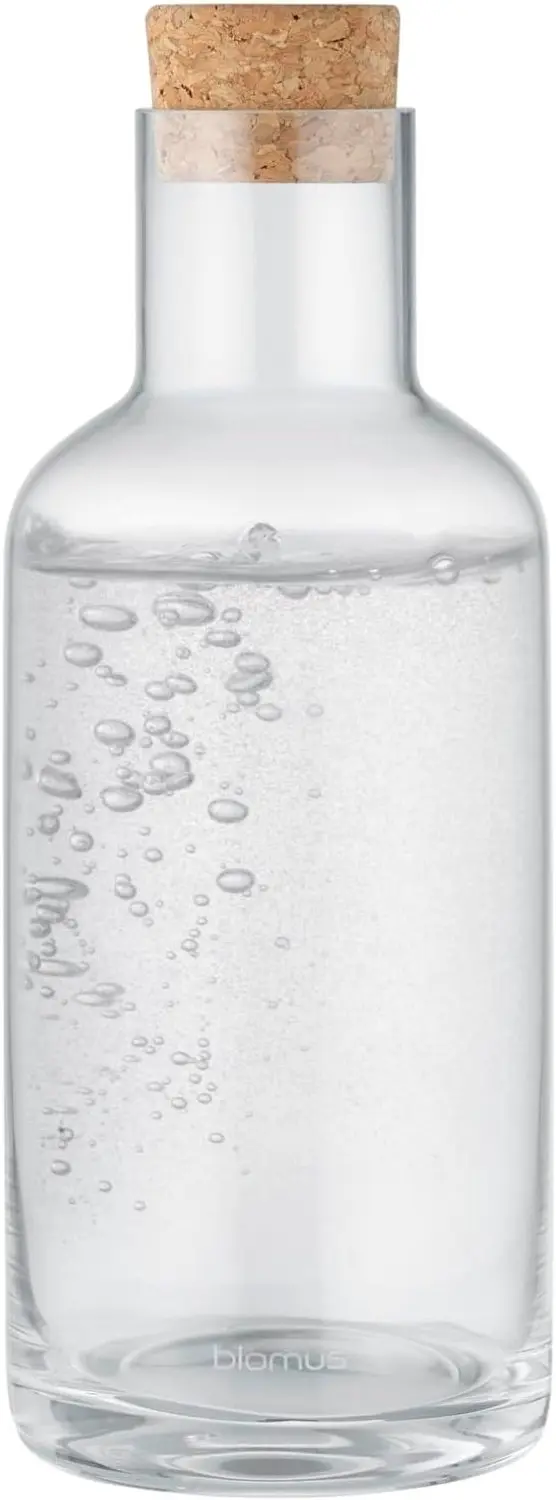 Blomus Hydra Glazen Waterkan 500ml met Kurken Deksel