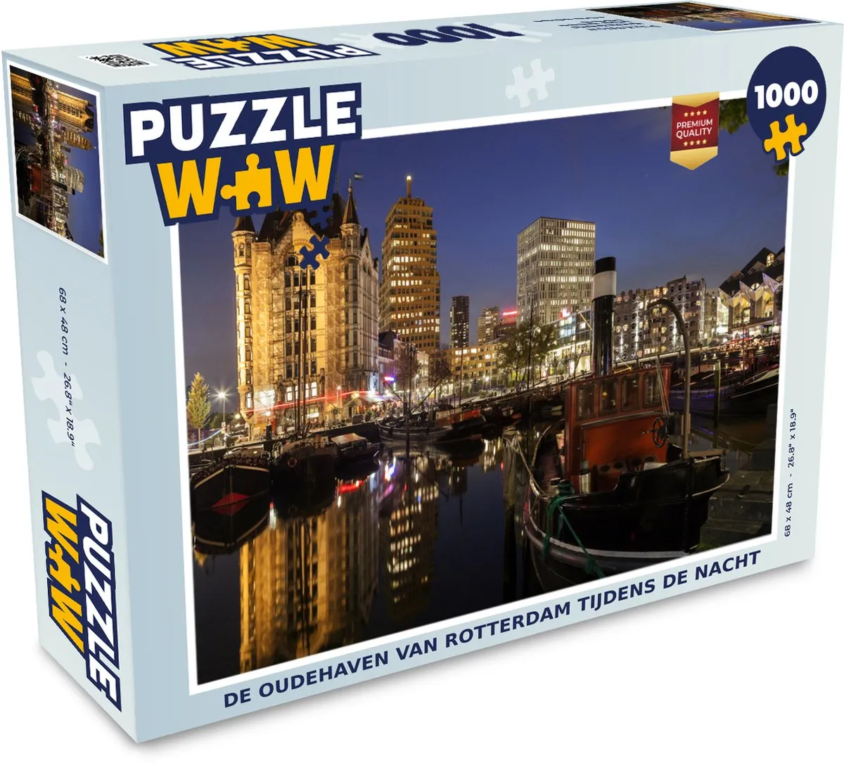 PuzzleWow Haven Legpuzzel 1000 Stuks - Multicolor