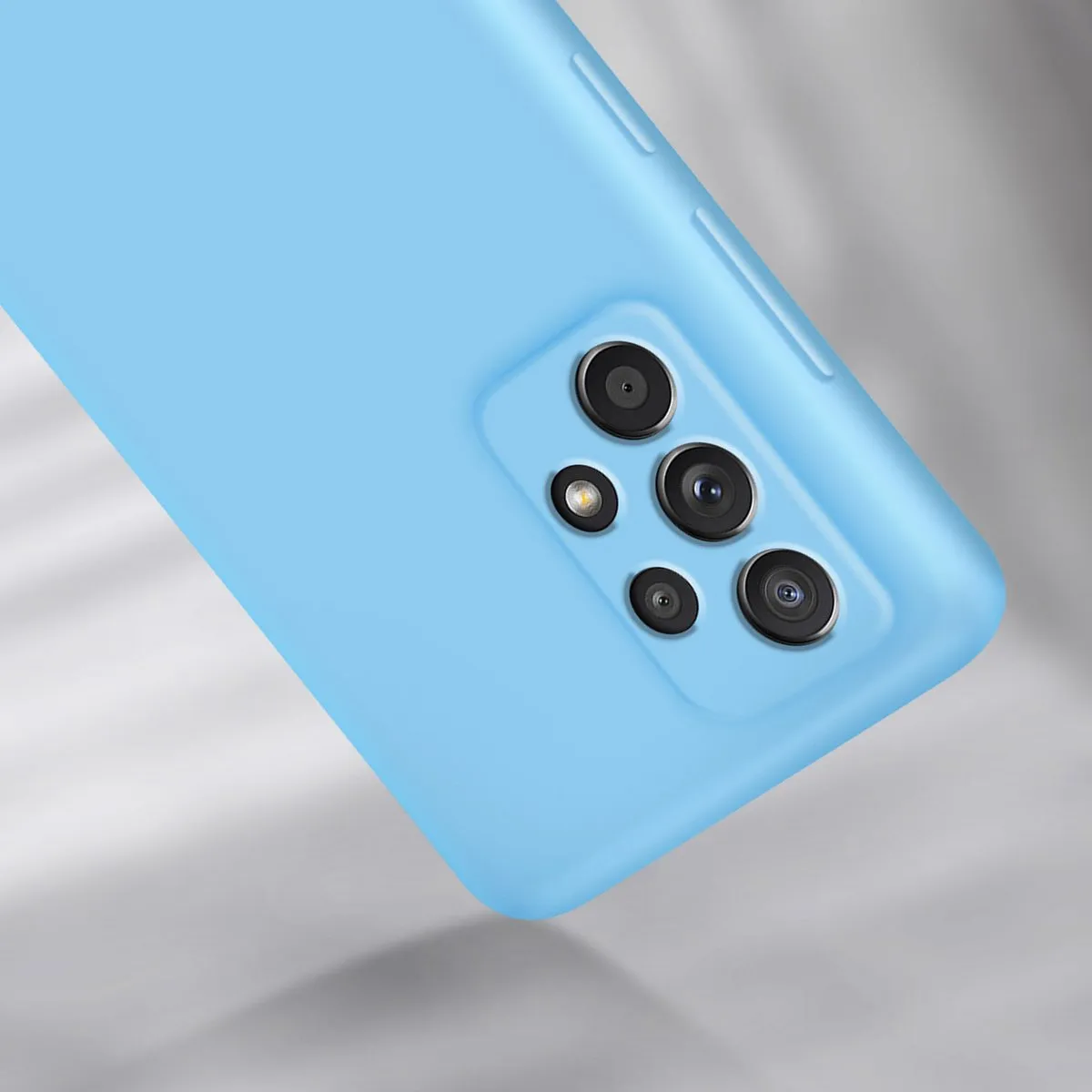 Samsung Silicone Hoesje EF-EA525PWEGEW - Blauw