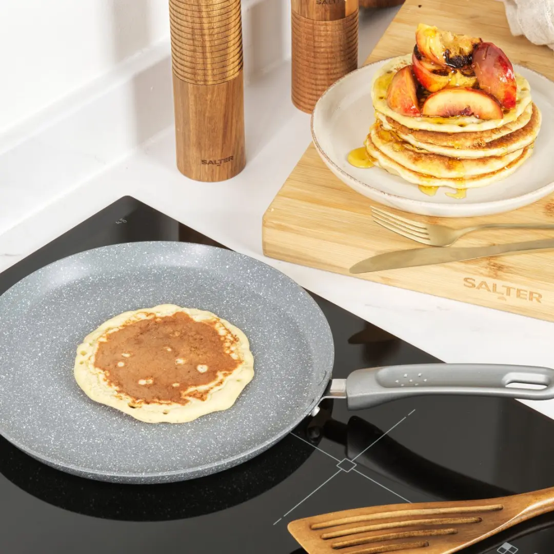 Salter Marblestone Pannenkoekenpan 25cm - Zwart - afbeelding 5 van 6