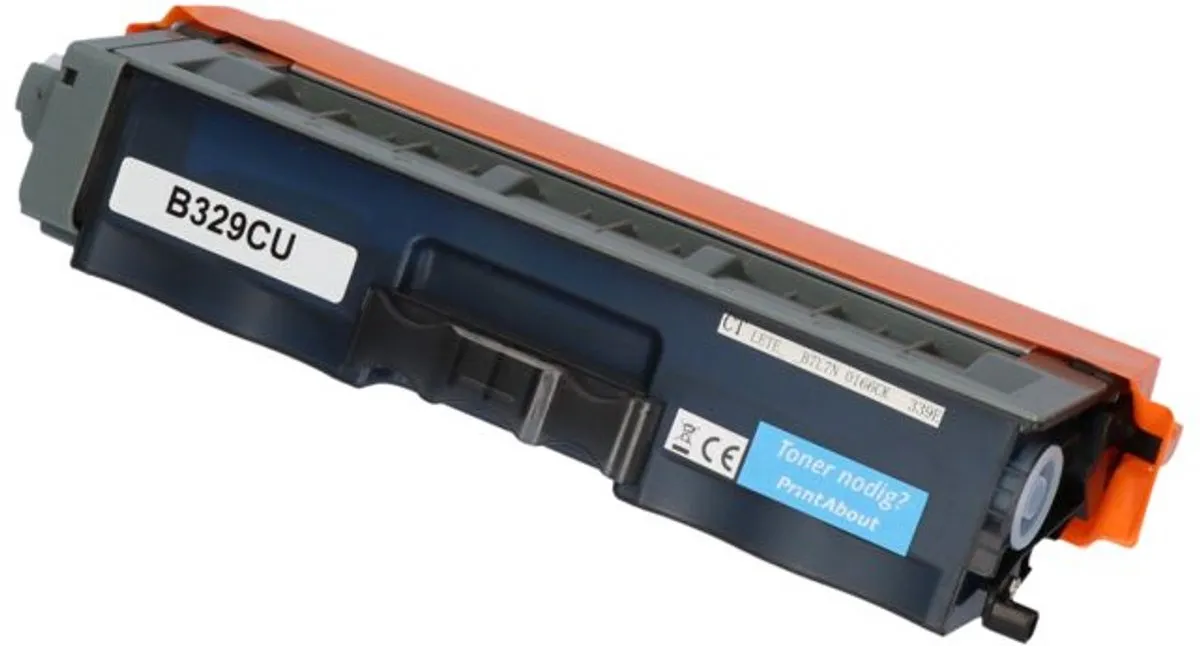 PrintAbout Brother TN-328C Toner Cyaan - 6.500 pagina's