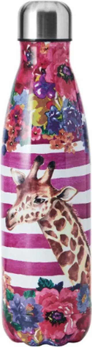 Thermosfles, 0.5 L, Dubbelwandig, Giraffe