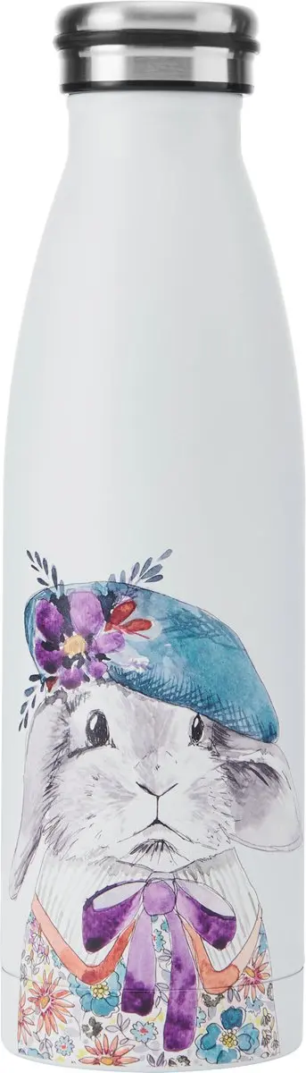 Thermosfles, 0.5 L, Dubbelwandig, Konijn