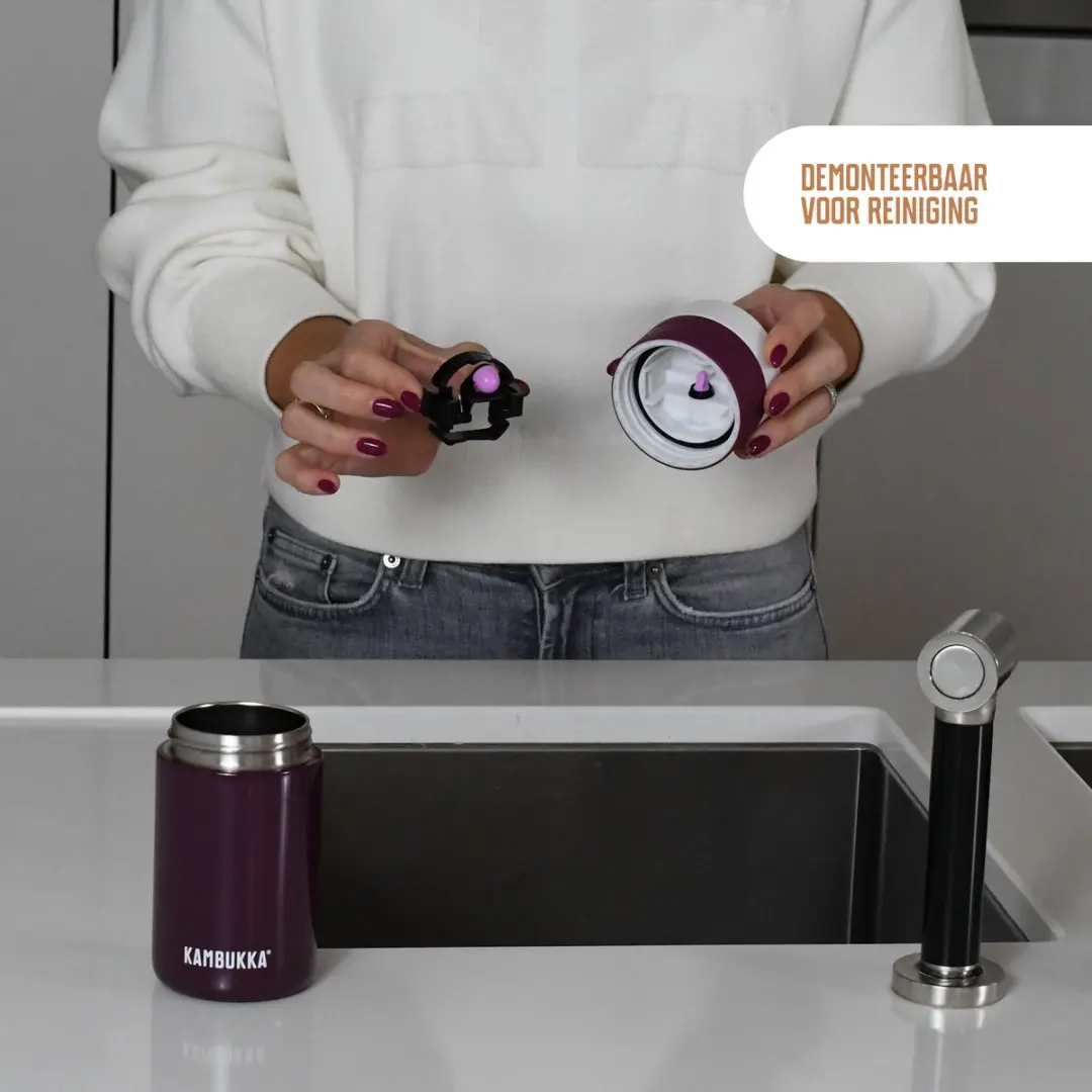 Kambukka Etna Thermosbeker 300ml Paars - afbeelding 3 van 6