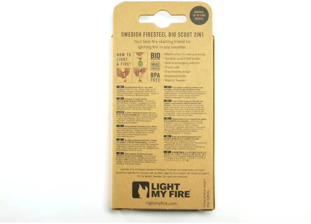 Light My Fire Firesteel Bio Scout - Rusty Orange - afbeelding 4 van 6