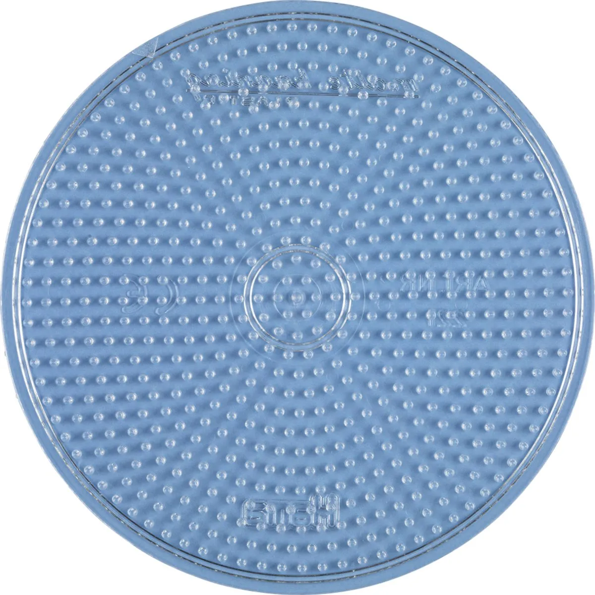 Hama Strijkkralen Hart Grondplaat Groot - Wit