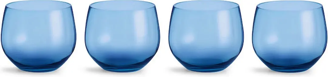Spectra  Tumbler Drinkglazen, Blauw, 35cl, 4-stuks