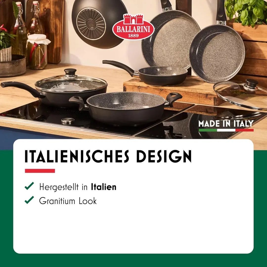 Ballarini Bari Koekenpan 24cm - Keramische Anti-aanbaklaag - afbeelding 4 van 6
