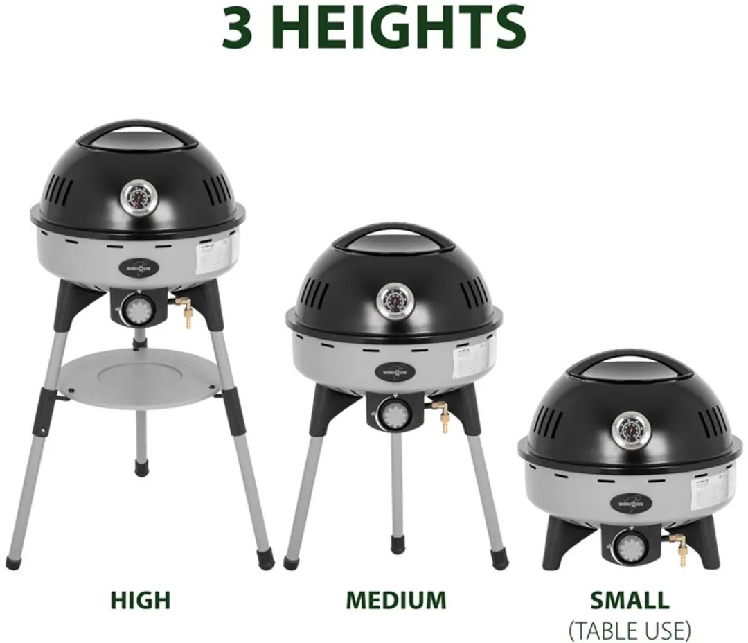 Brunner Devil BBQruiser HT Roundgrid Gasbarbecue 47cm - afbeelding 4 van 6