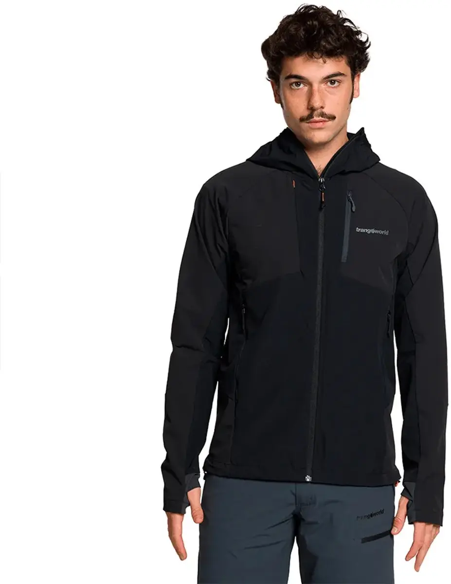 Trangoworld Eighe Df Softshelljack Zwart L Man
