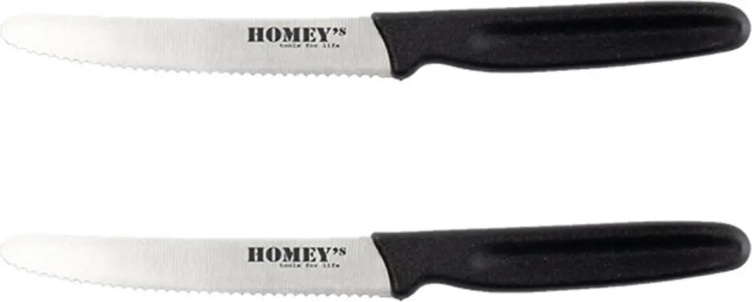 Homey's Mölti Black: Stijlvolle en Duurzame Tafelmessen
