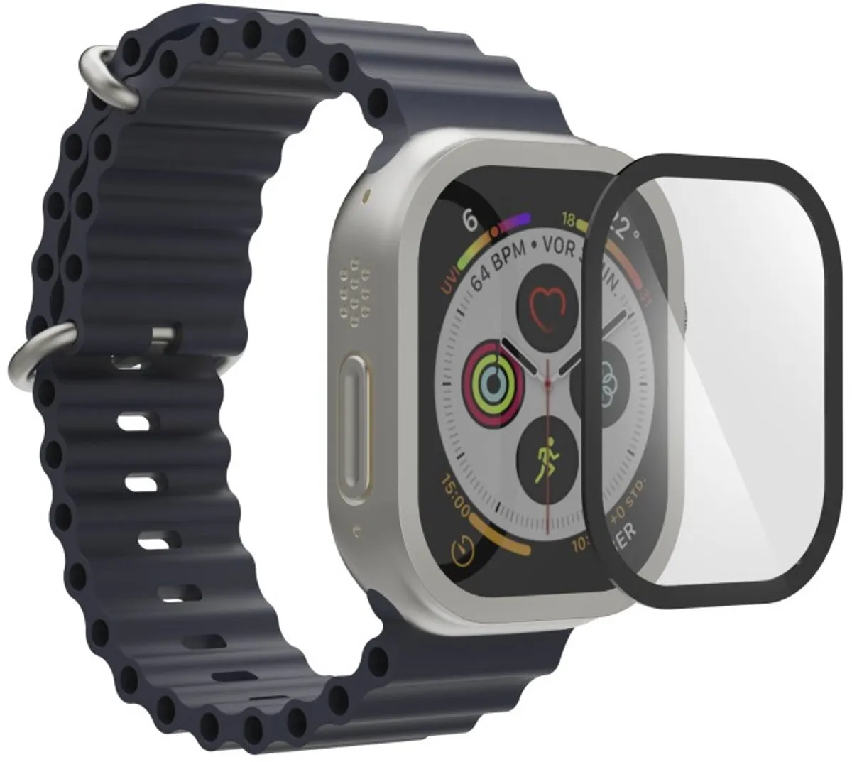 Hama Super Hybrid Bescherming Apple Watch Ultra/Ultra 2 49mm