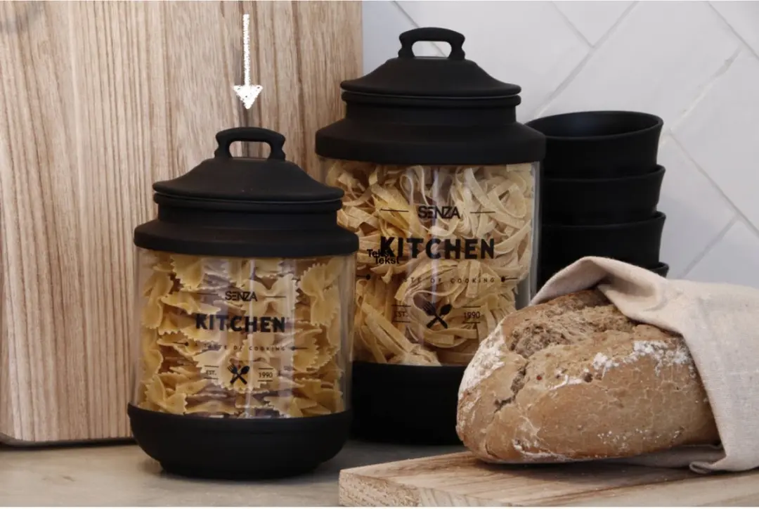 Senza glazen voorraadpot Multicolor 14cm - afbeelding 3 van 5