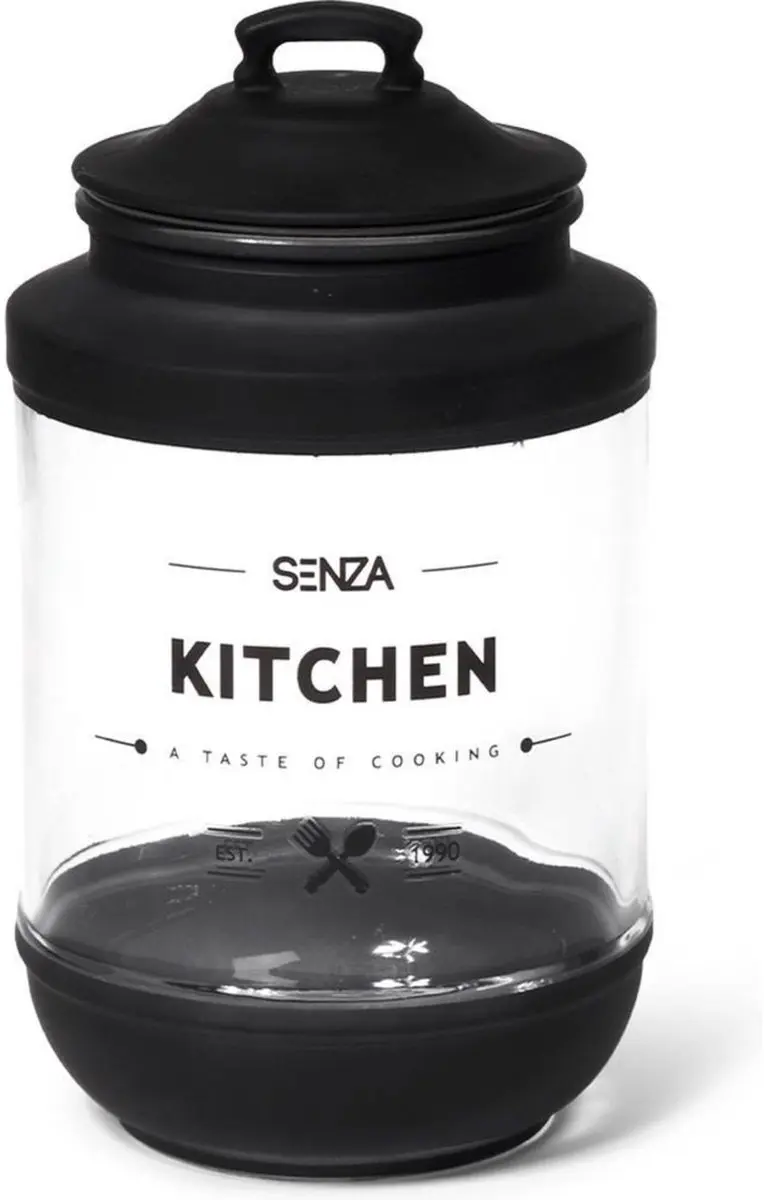 Senza glazen voorraadpot Multicolor 14cm