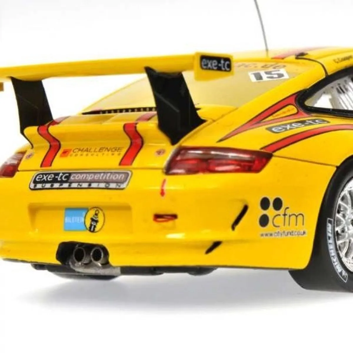 Porsche 911 GT3 Cup (997 II) 1:43 Minichamps - Rood/Geel