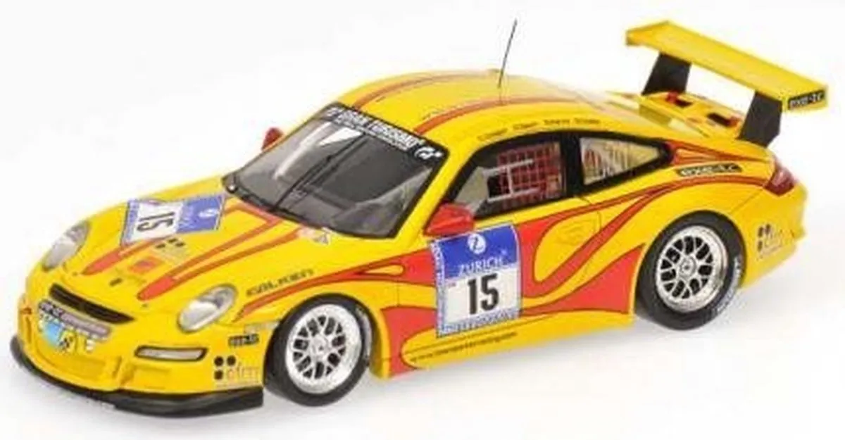 Porsche 911 GT3 Cup (997 II) 1:43 Minichamps - Rood/Geel