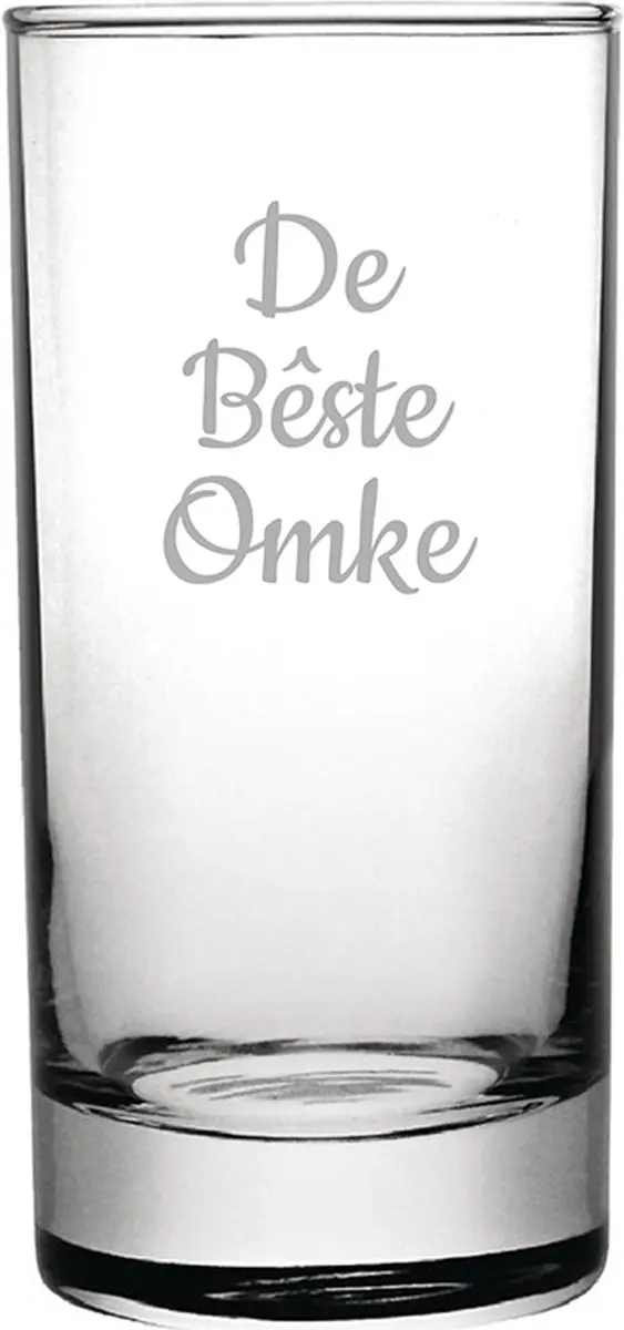 Gegraveerde longdrinkglas 28,5cl De Bêste Omke