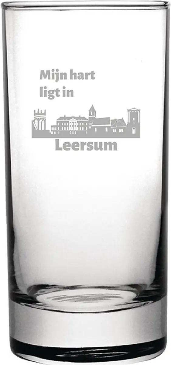 Gegraveerde longdrinkglas 28,5cl Leersum