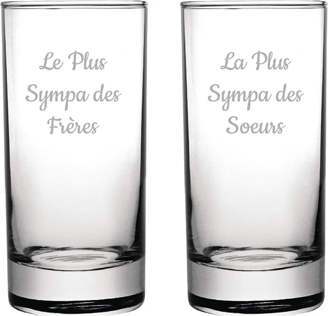Longdrinkglas gegraveerd