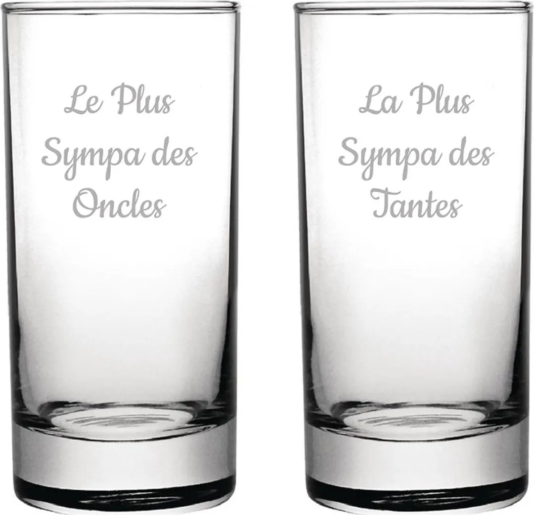 Longdrinkglas gegraveerd