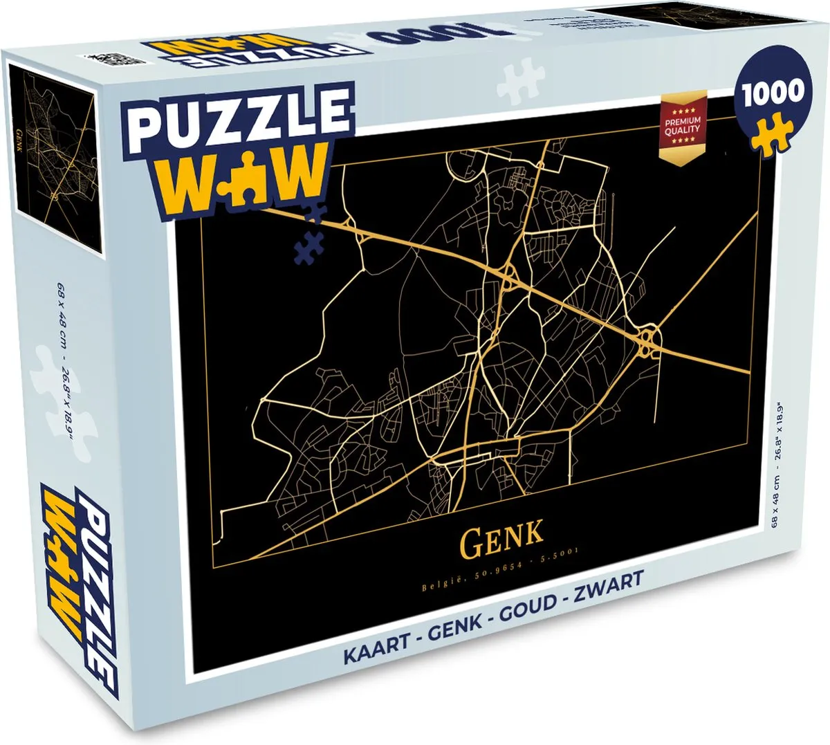 PuzzleWow Genk Legpuzzel 1000 Stuks