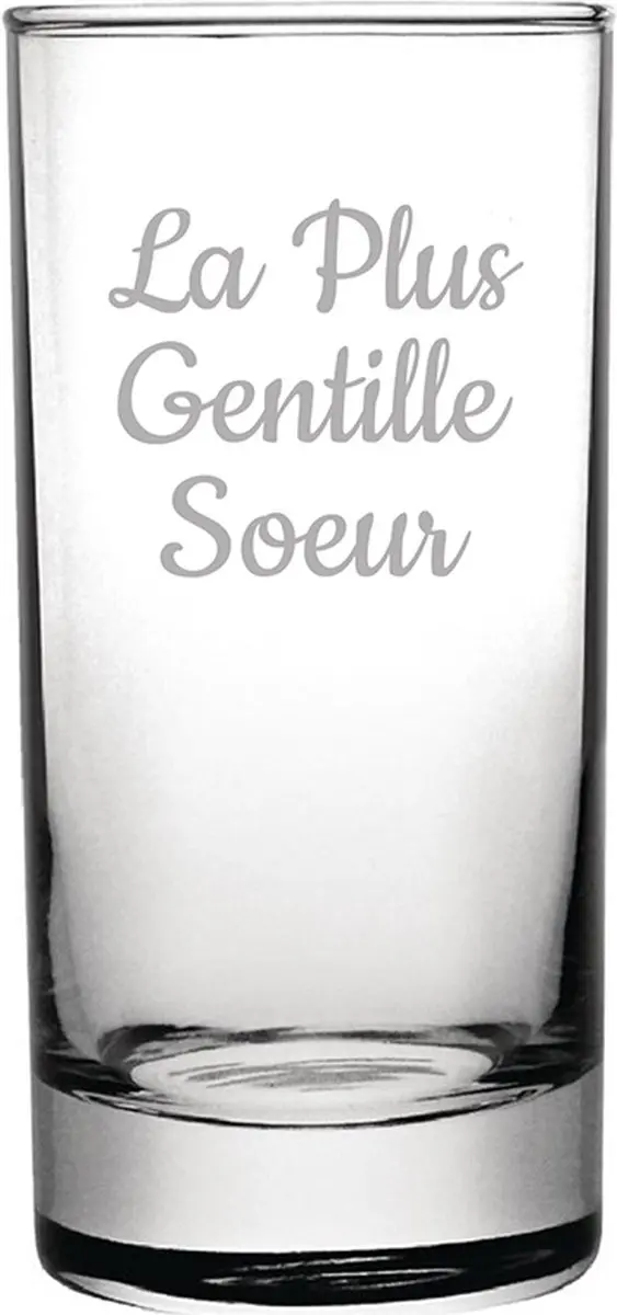 Longdrinkglas gegraveerd
