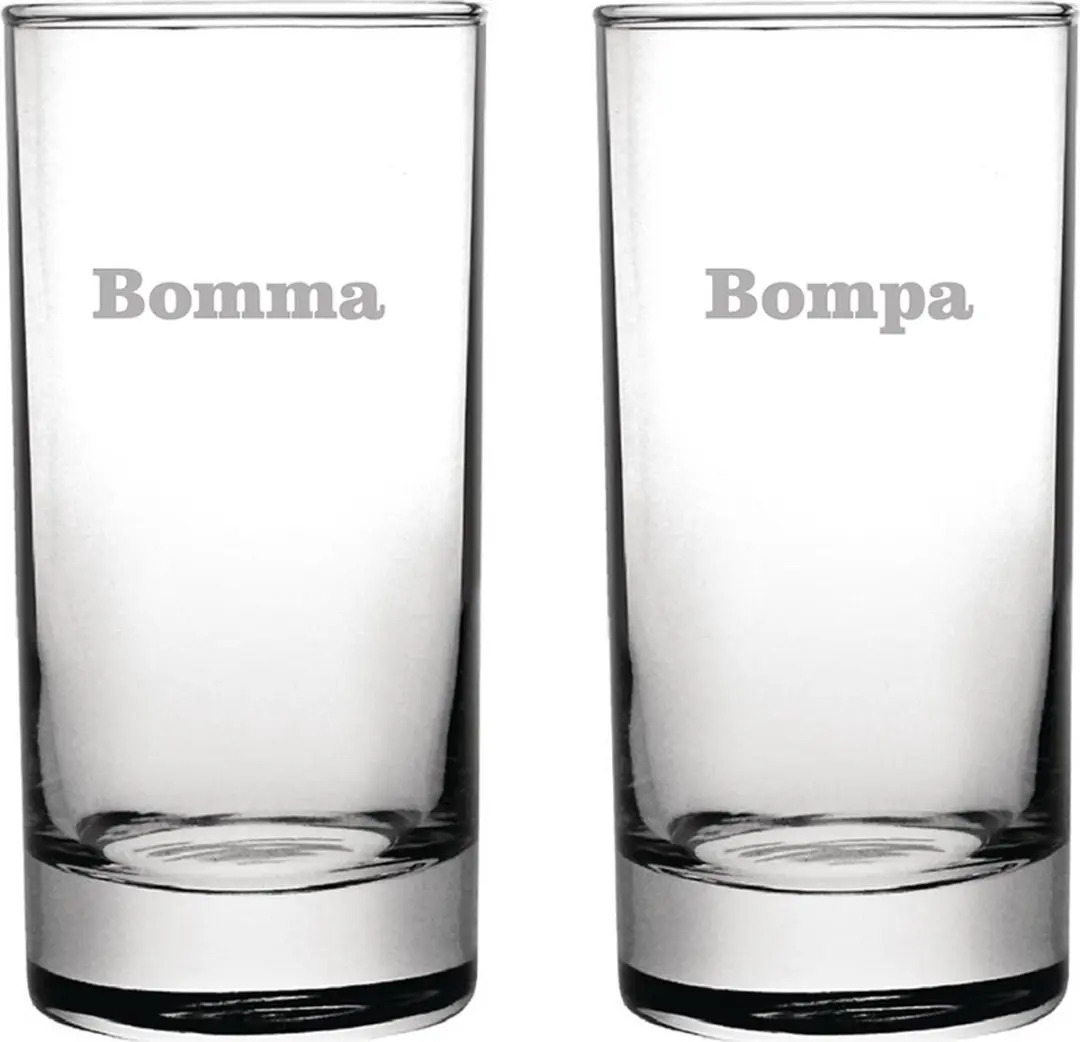 Longdrinkglas gegraveerd