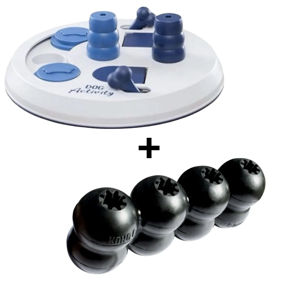 KONG Trixie Dog Activity Flip Board & Extreme Goodie Ribbon