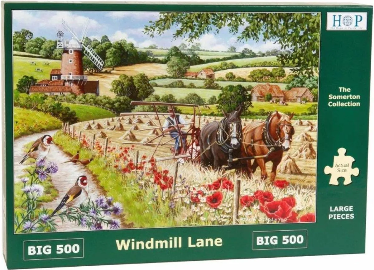House Of Puzzles Windmill Lane HP0403 Puzzel - 500 Stukjes Multicolor