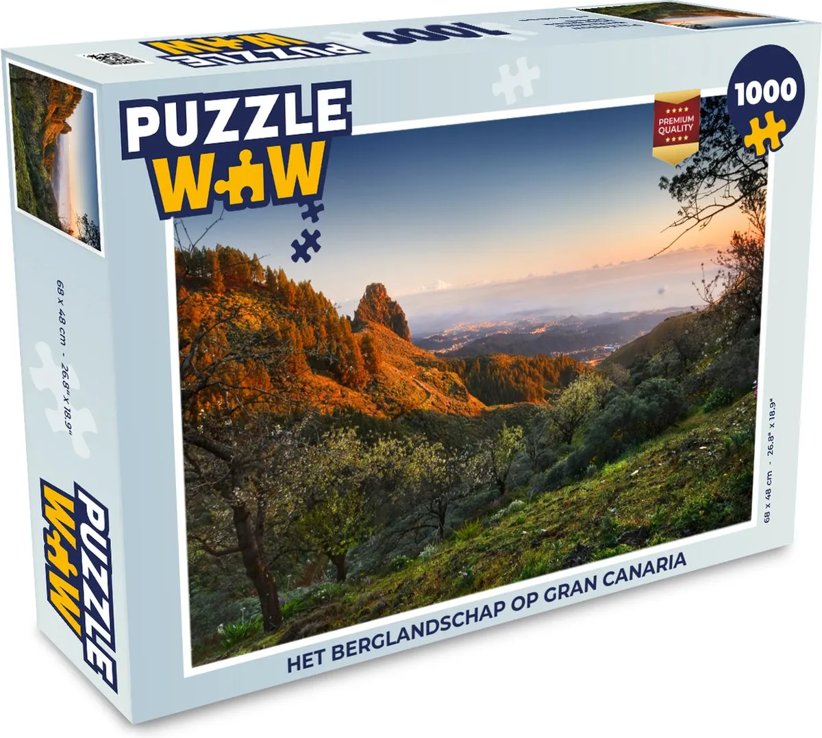 PuzzleWow Gran Canaria Legpuzzel 1000 Stuks