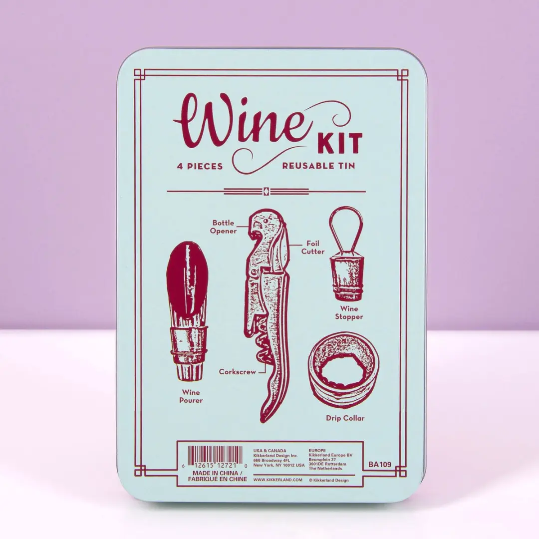Kikkerland Weinset KKBA109 Retro - afbeelding 3 van 5