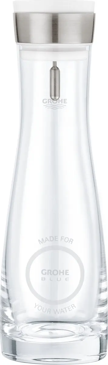 GROHE Blue Glazen karaf 1L met dekselset