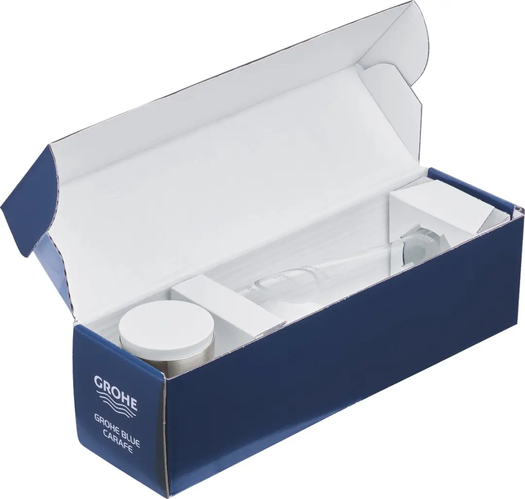 GROHE Blue Glazen karaf 1L met dekselset - afbeelding 2 van 6