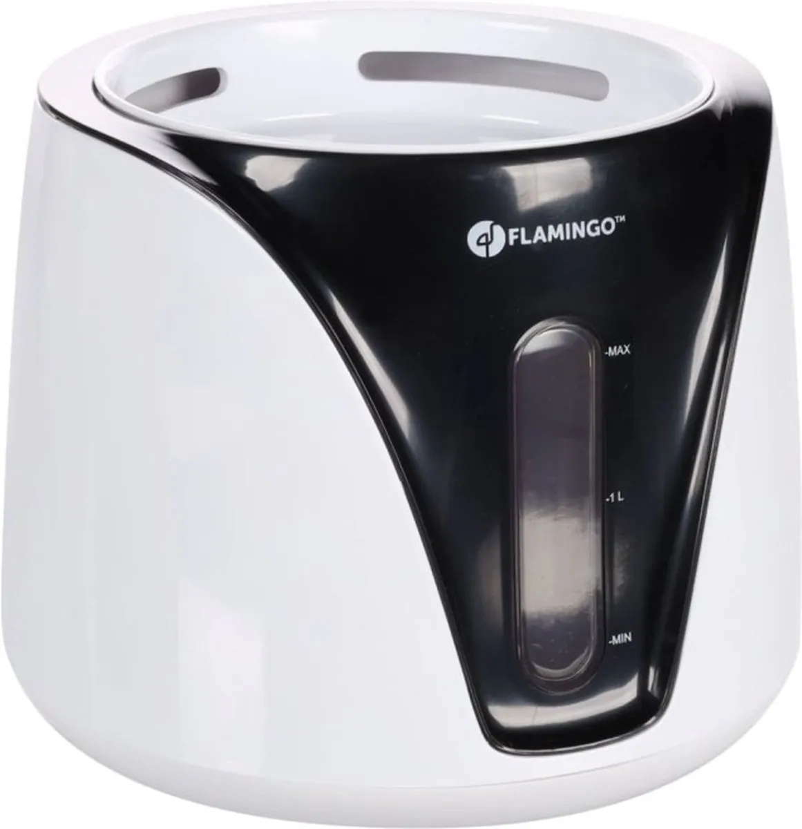 Flamingo Drinkfontein Adriana 2L - Zwart/Wit - afbeelding 6 van 6