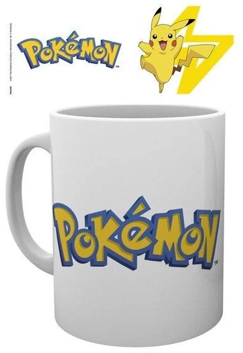 Pokémon Logo & Pikachu Mok 325ml