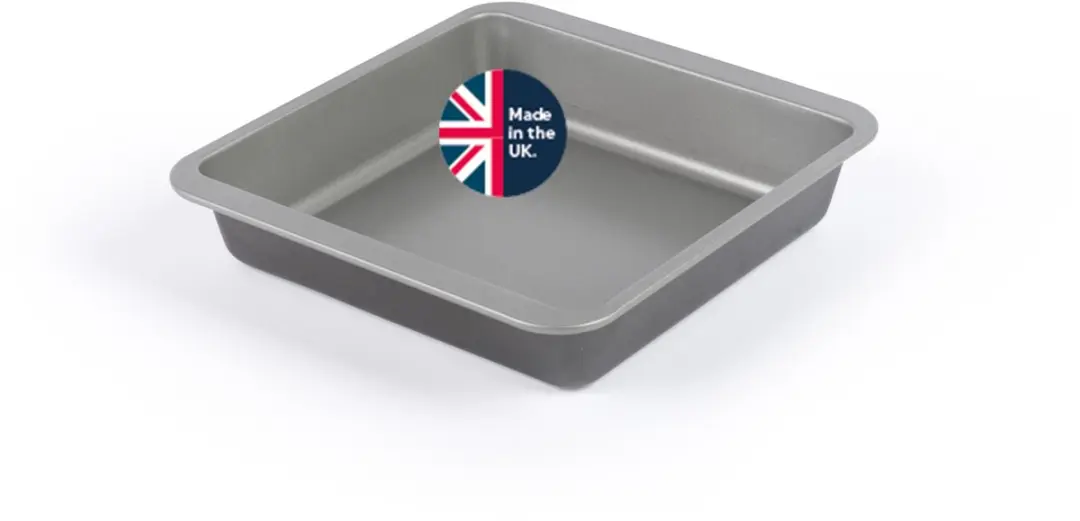 Salter Essentials 26cm Vierkant Bakblik Grijs